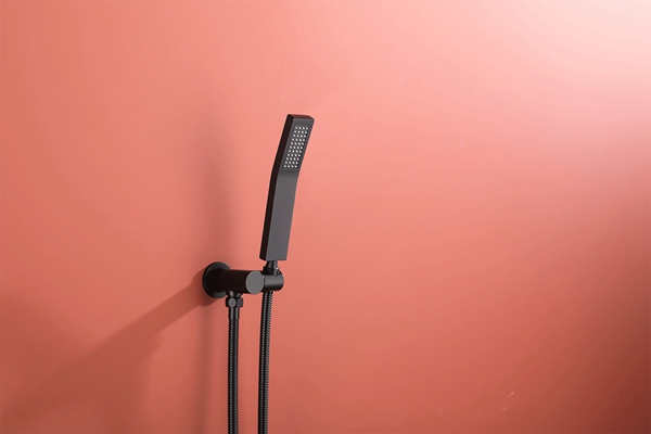 Black Hidden Shower Faucet
