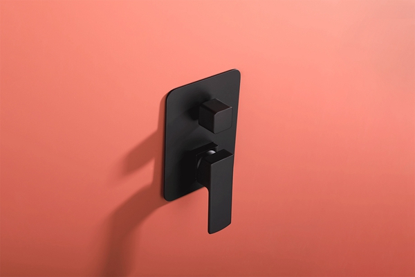 Black Hidden Shower Faucet
