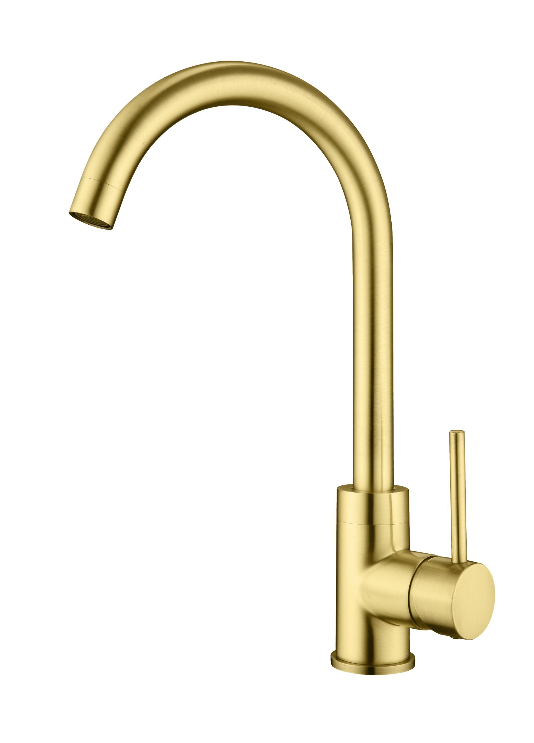 Gold Single Hole Kitchen Faucets
