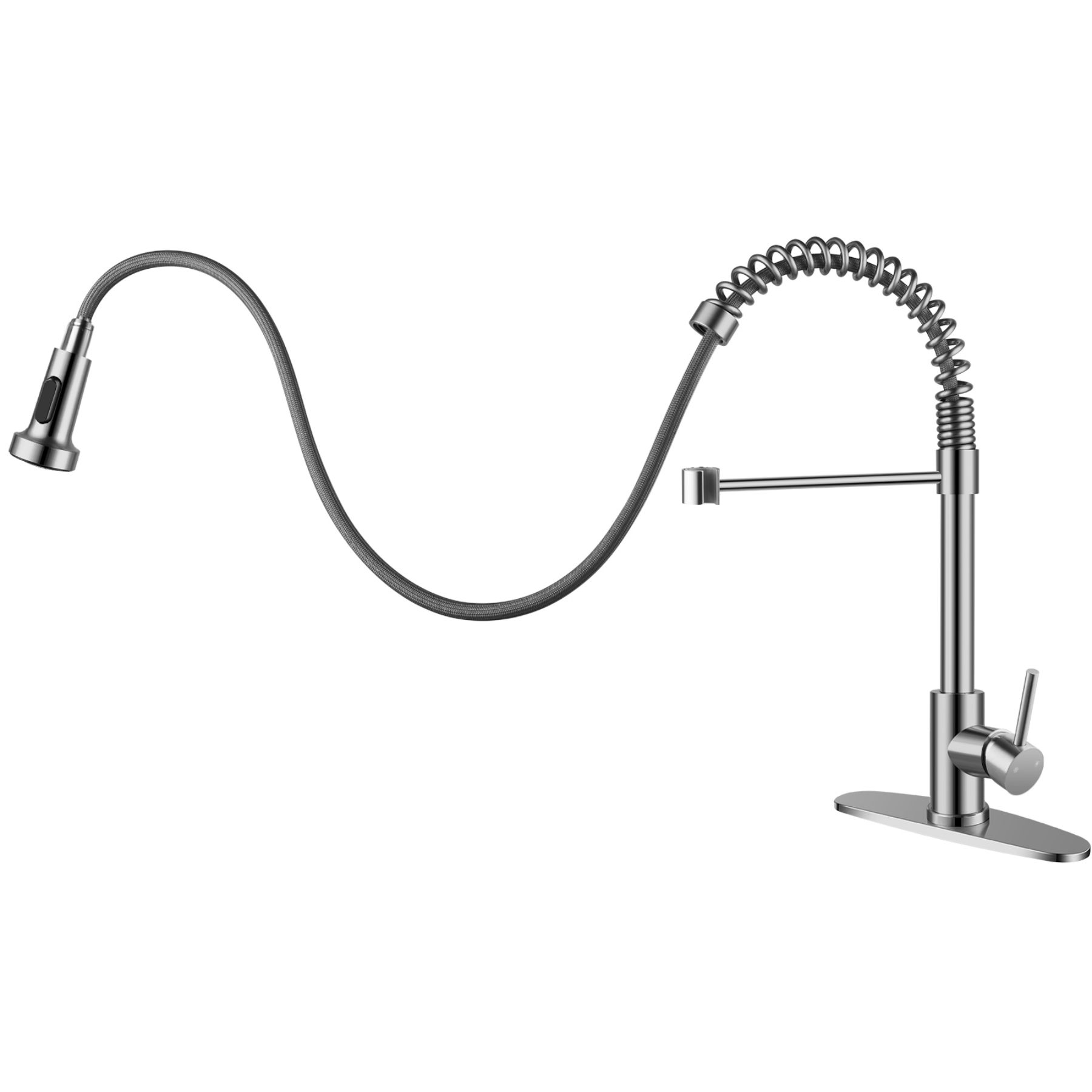 Single Handle Pull Down Sprayer Kitchen Faucet