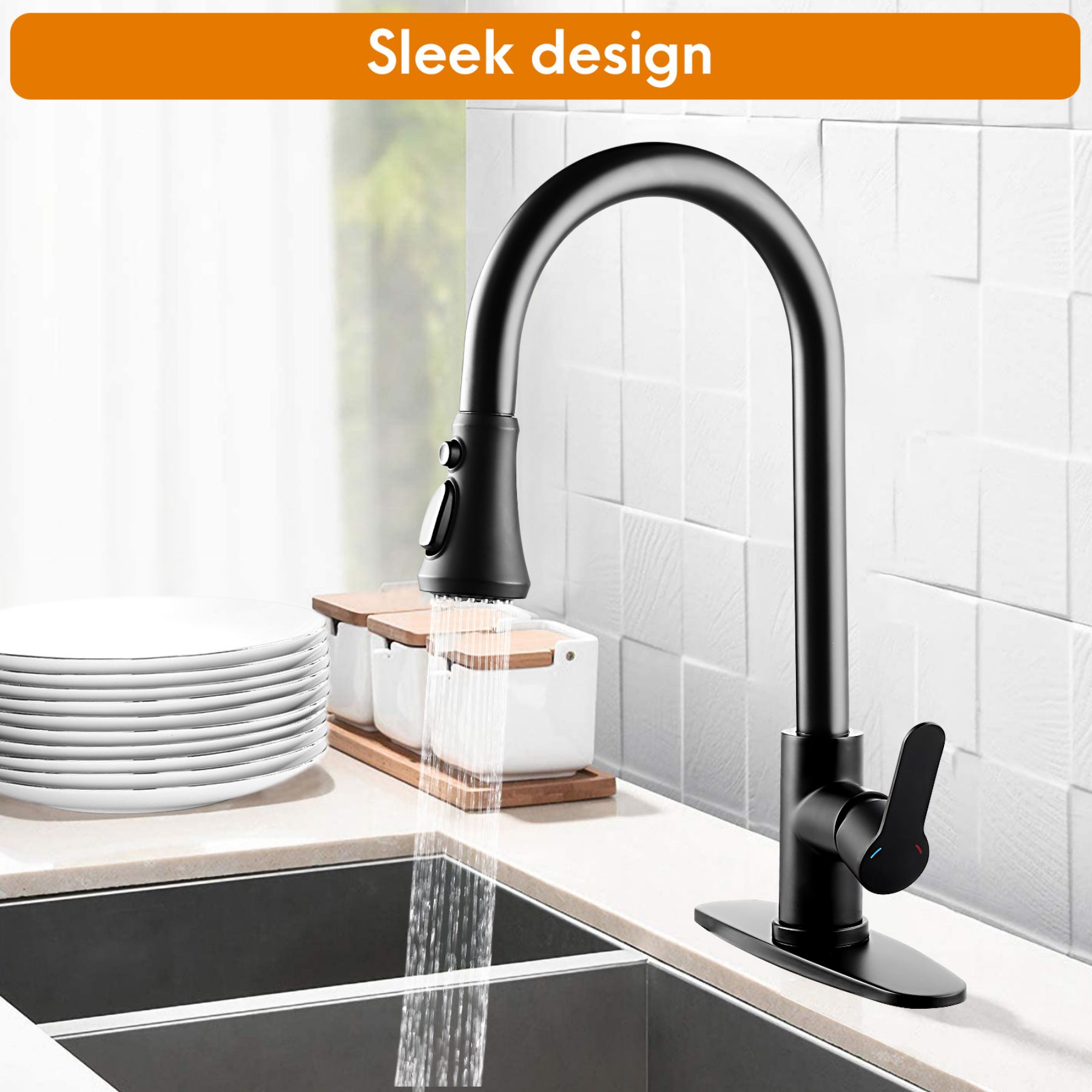 Kitchen Faucet With Pull Down Sprayer