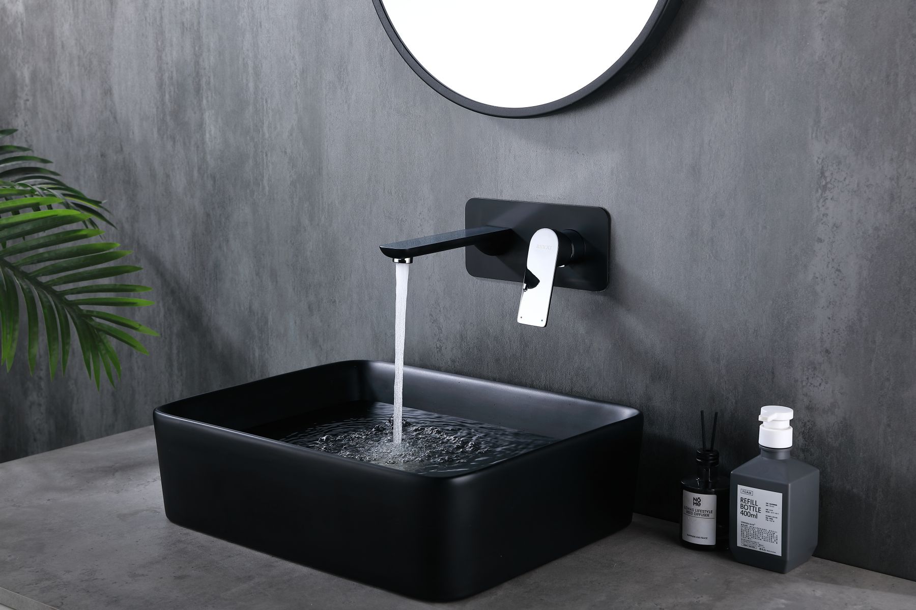 Double Color Wall Mount Bath Taps