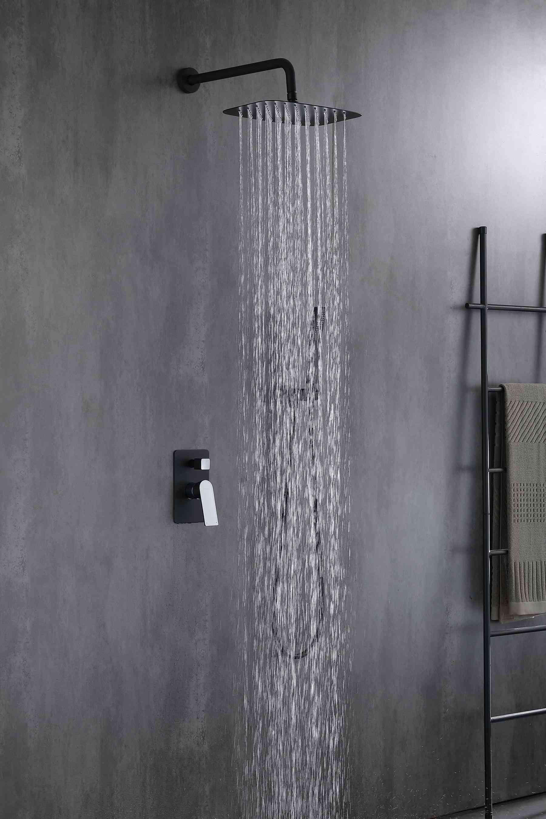 Concealed Shower Mixer with Rain Shower