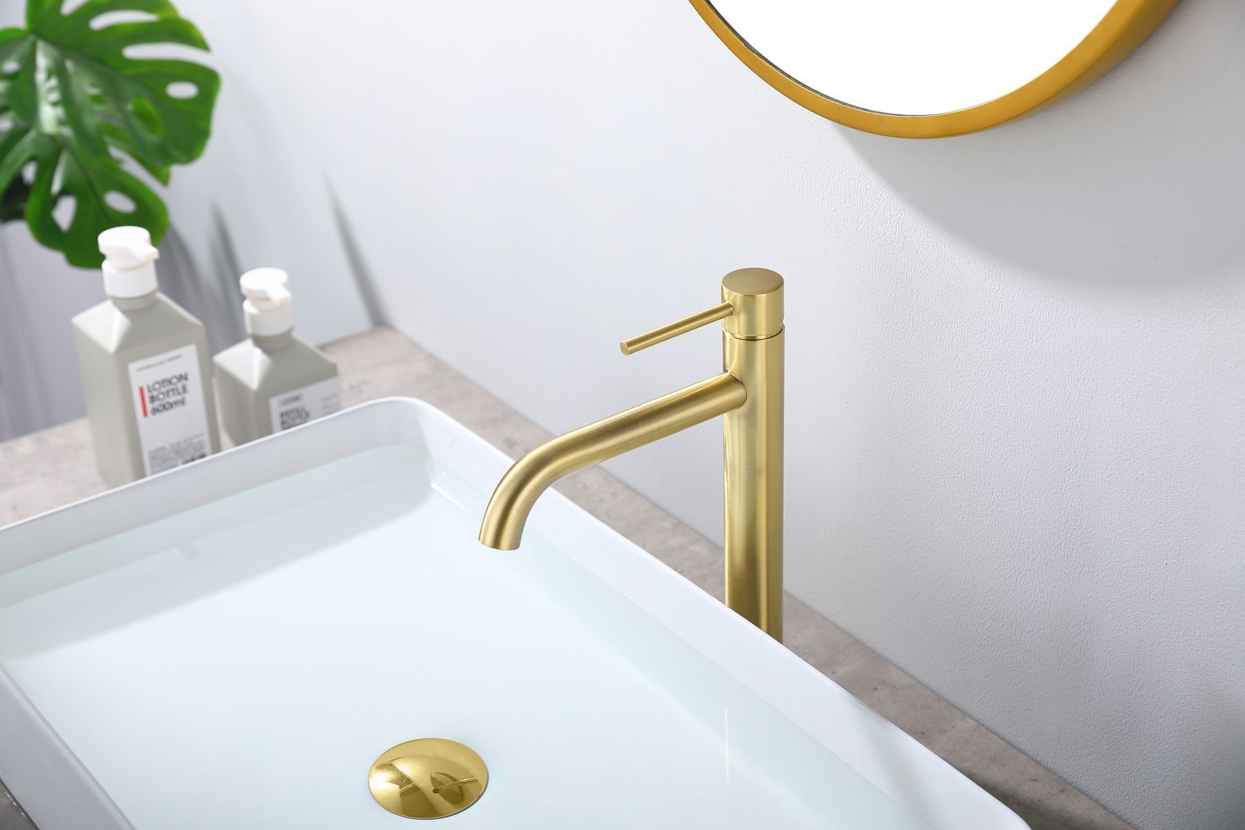Low-lead Bathroom Vessel Sink Faucet