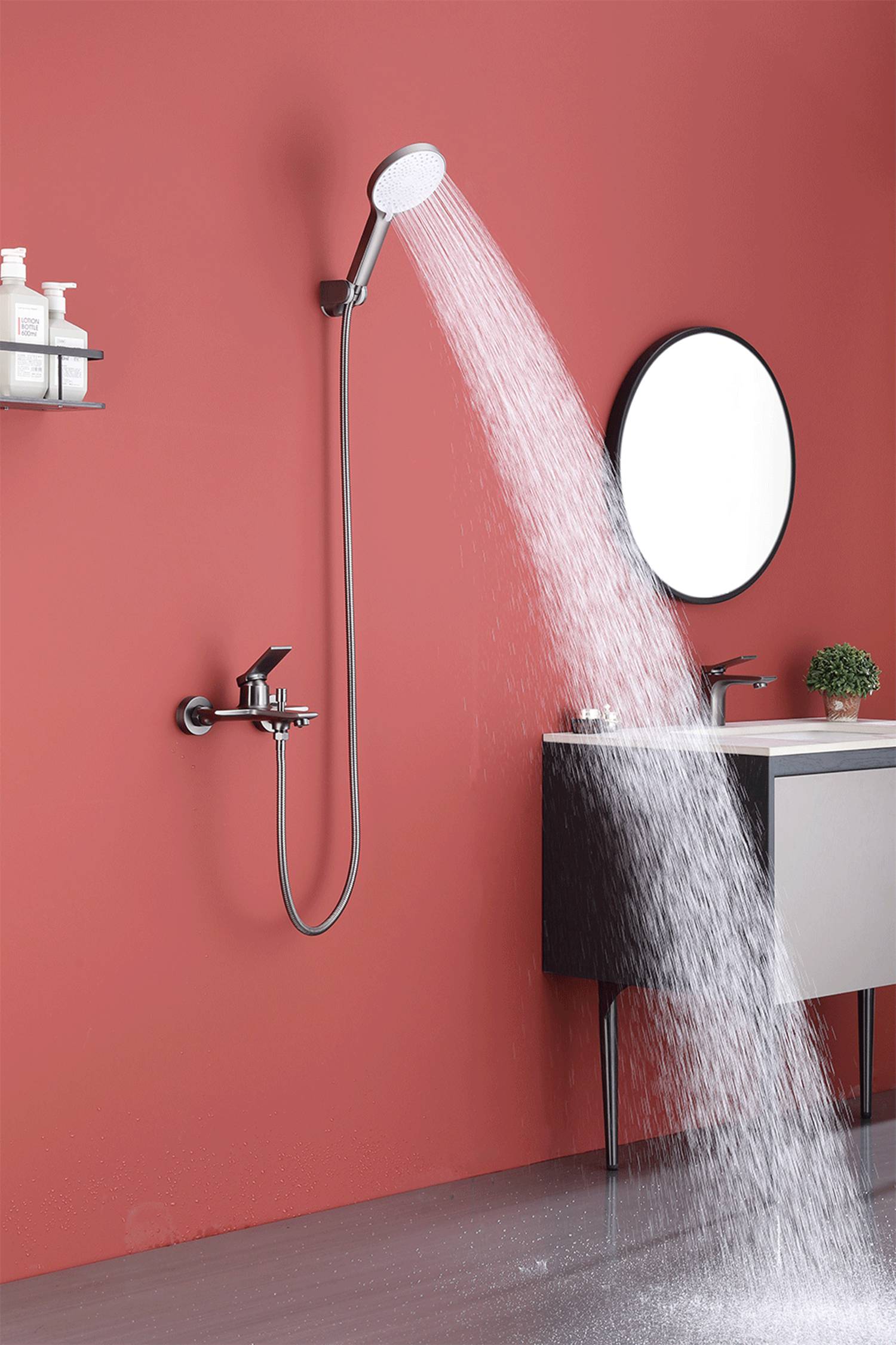 Bathtub Faucet With Handheld Shower