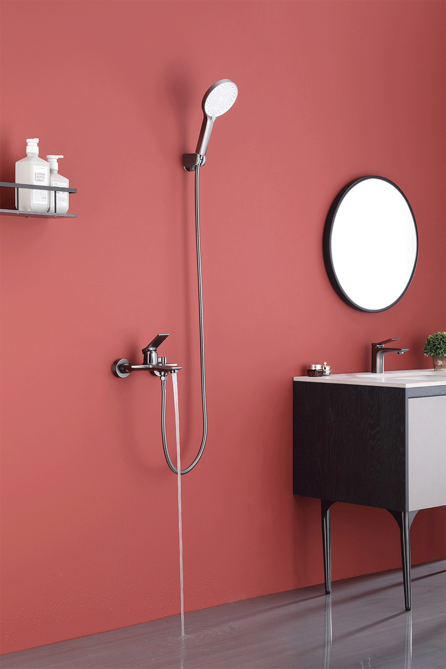 Bathtub Faucet With Handheld Shower