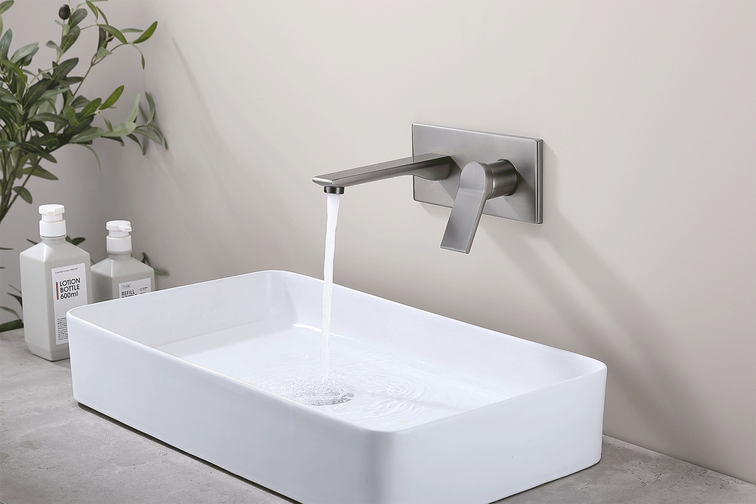 Wall Mount Bathroom Sink Faucet