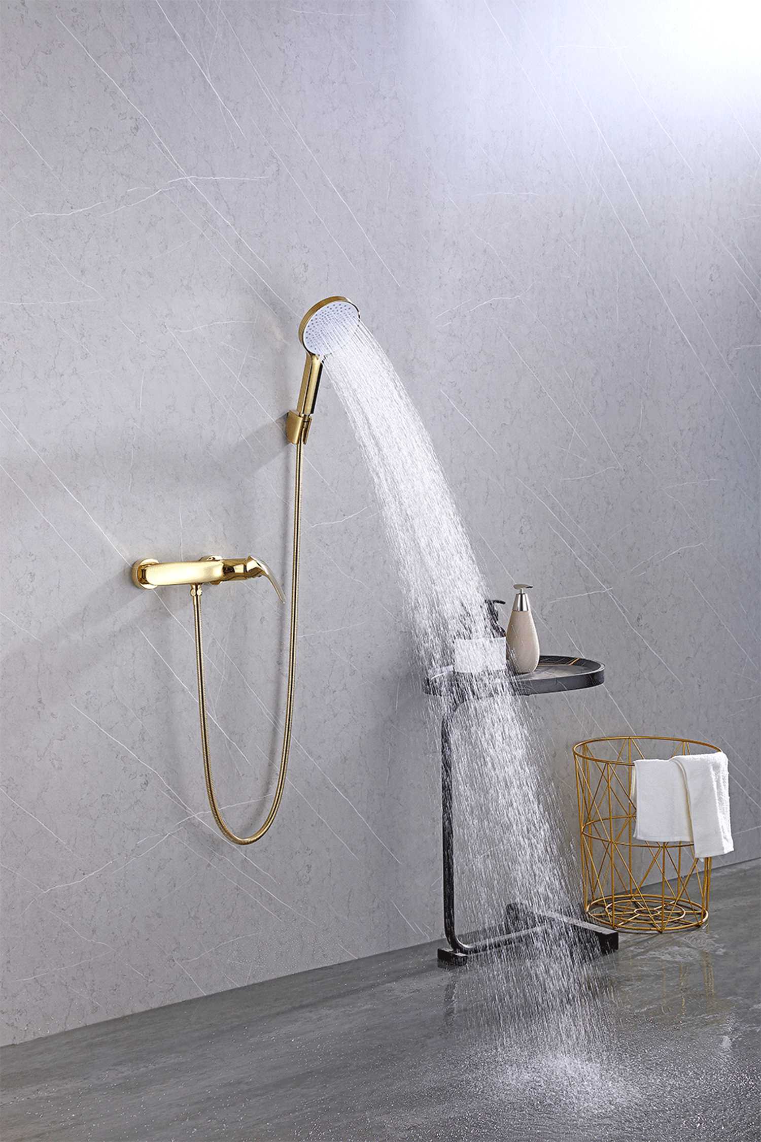 Golden Penguin Shower Concealed Mixer