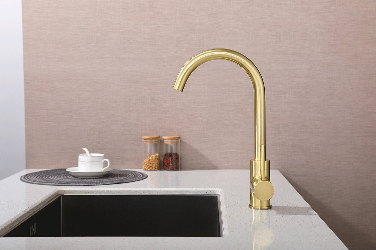 Gold Kitchen Sink Faucet