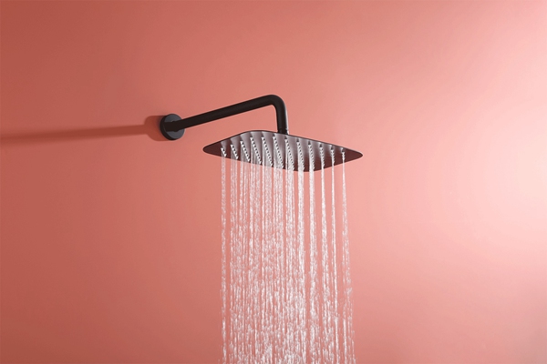 Black Hidden Shower Faucet