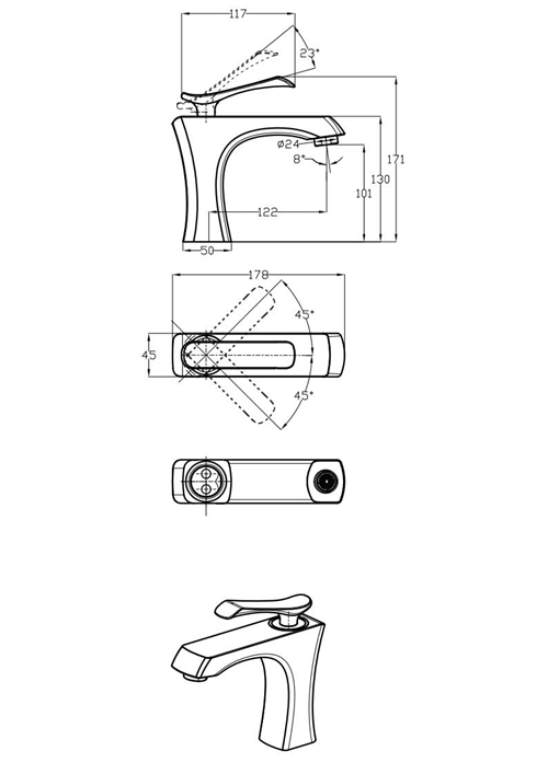 Classical Gold Best Bathroom Fittings