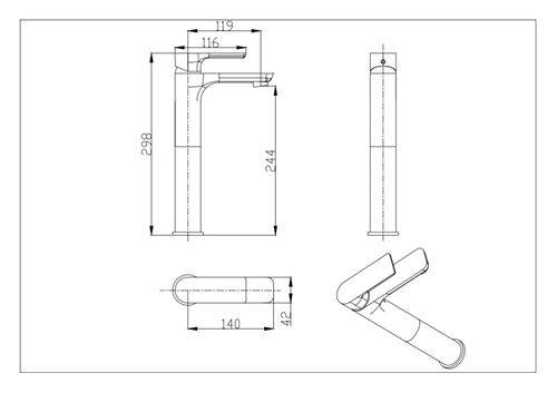 Hot Sell Bathroom Sink Faucets Single Hole