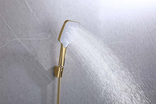 solid brass exposed shower mixer